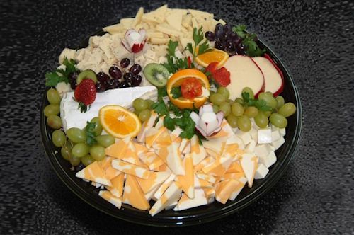 Plateaux divers : plateau de fromages et fruits Réception 108